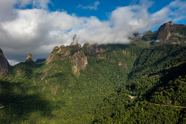 Exotic Mountains Wonderful Mountains Mountain Finger God City Terespolis State — стоковое фото