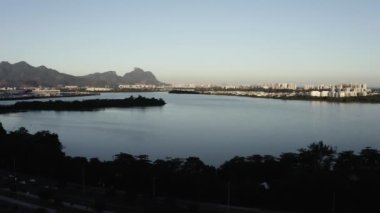 Rio de Janeiro, Jacarepagua district, Jacarepagua lagoon. Brazil.