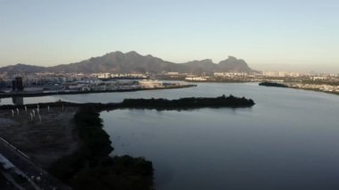 Rio de Janeiro, Jacarepagua district, Jacarepagua lagoon. Brazil.