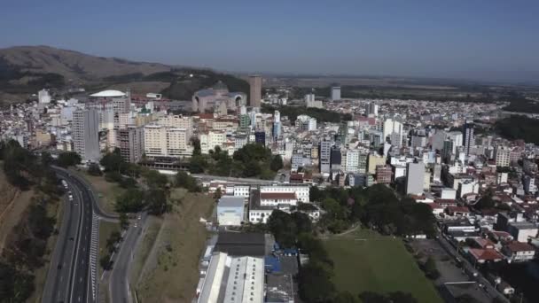 Aparecida City Paulo State Brasil Catedral Baslica Nossa Senhora Aparecida — Video Stock