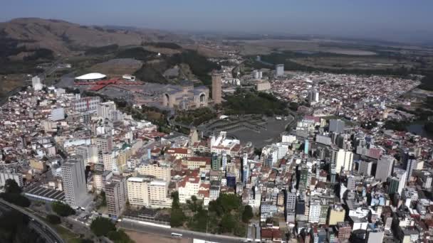 Aparecida Πόλη Paulo Κατάσταση Βραζιλία Catedral Baslica Nossa Senhora Aparecida — Αρχείο Βίντεο