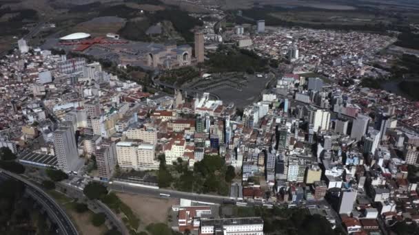 Aparecida City Paulo State Brasil Catedral Baslica Nossa Senhora Aparecida — Stock videók