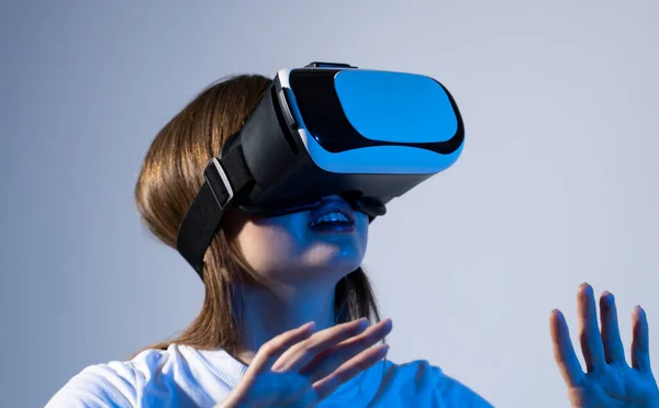 Virtual Reality Gamer Wearing Headset Tethered To A Gaming Pc Stock Photo,  Picture and Royalty Free Image. Image 65440882.