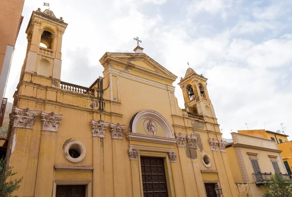 Meraviglie Panoramiche Della Chiesa Sant Antonio Padova Castellammare Del Golfo — Foto Stock