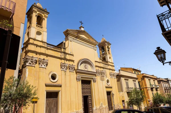 Meraviglie Panoramiche Della Chiesa Sant Antonio Padova Castellammare Del Golfo — Foto Stock