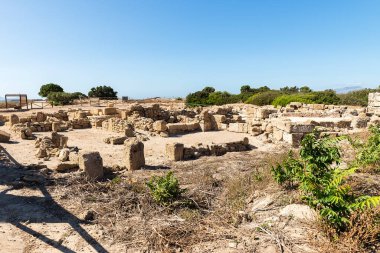 Panoramic Sights of The Sacred Area of Cappiddazzu ( Area Sacra di Cappiddazzu) in Province of Trapani, Marsala, Italy.