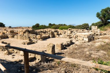 Panoramic Sights of The Sacred Area of Cappiddazzu ( Area Sacra di Cappiddazzu) in Province of Trapani, Marsala, Italy.