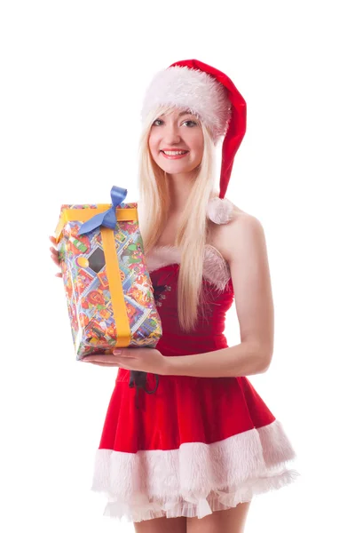 Portrait d'une jeune fille sexy Santa attrayant Photo De Stock