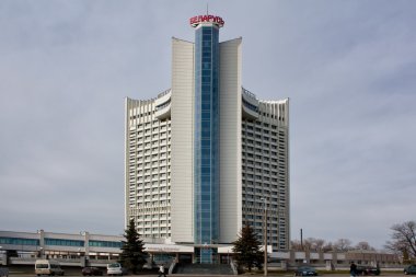 Hotel belarus, minsk. Nisan günü 2014 gösterilen
