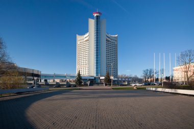 Hotel belarus, minsk. Mart gününde 2014 gösterilen