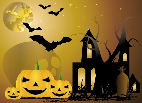 Fond d'Halloween — Image vectorielle