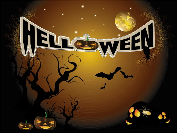 Fond d'Halloween — Image vectorielle