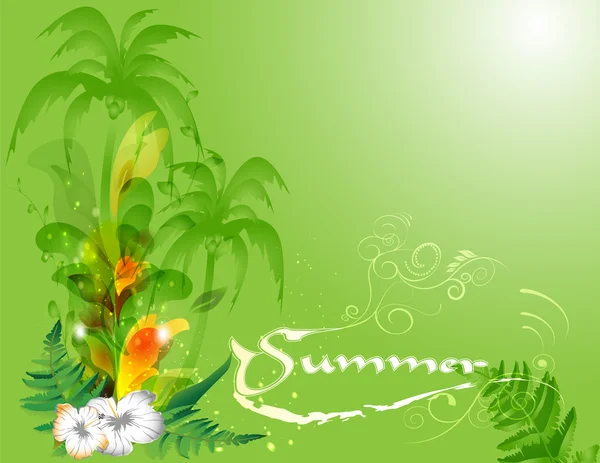 Summer background — Stock Vector