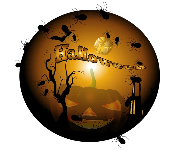 Helloween sfondo — Vettoriale Stock