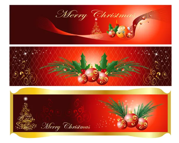 Χριστούγεννα banner — Διανυσματικό Αρχείο