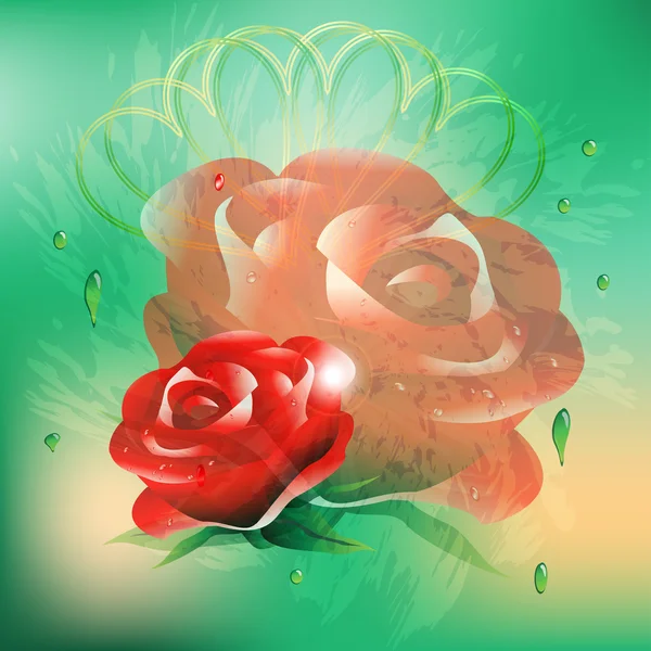 玫瑰 — 图库矢量图片
