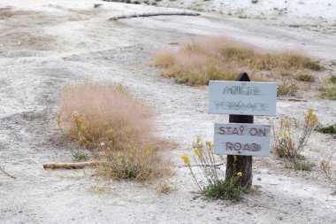 Tabela melek Teras, yellowstone Milli Parkı