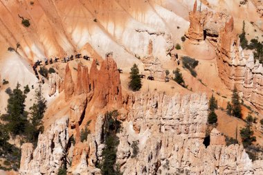 bryce Canyon, binicilik muhteşem manzara