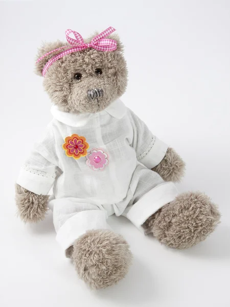 Teddybear girl — Stock Photo, Image
