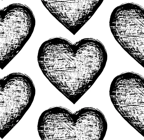 Векторный скептический рисунок сердца — стоковый вектор