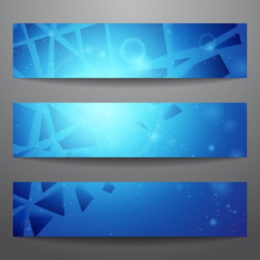 vektör web Bannerlar