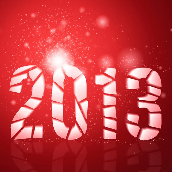 2013 year — Stock Vector