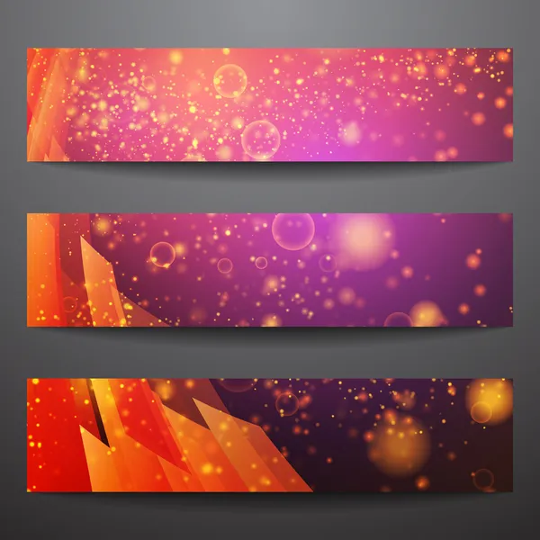 Abstract vector banners — Stock Vector