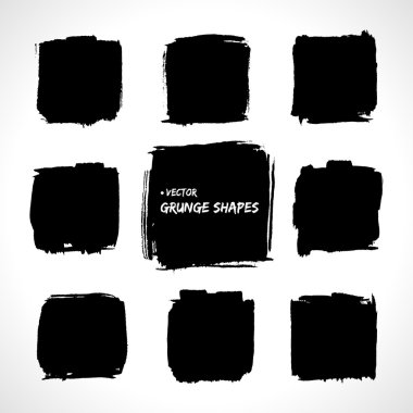 Grunge vektör şekilleri
