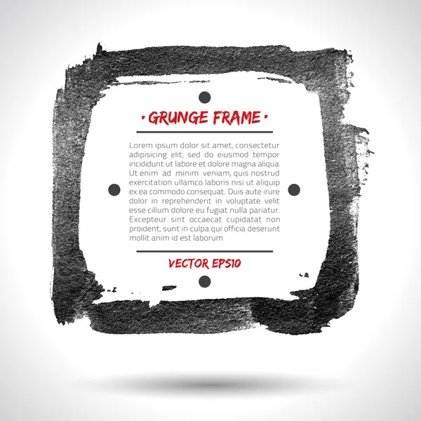 Grunge vector frame — Stock Vector