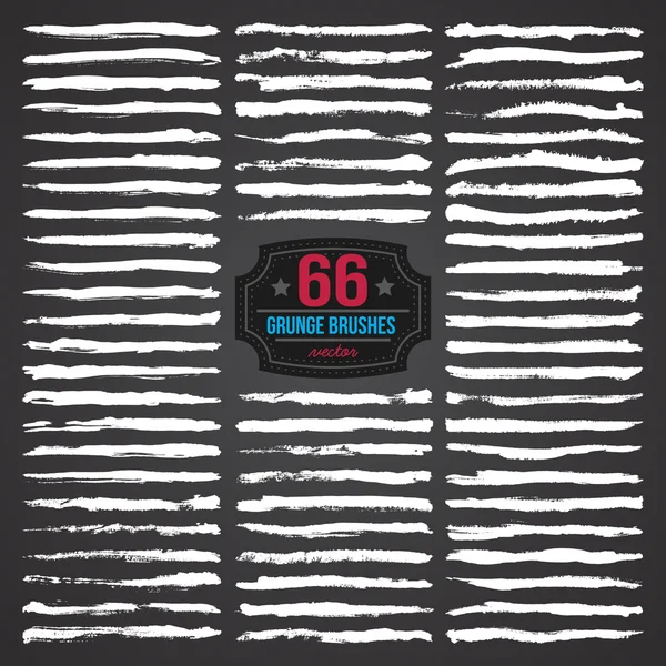 66 grunge fırçalar ayarla