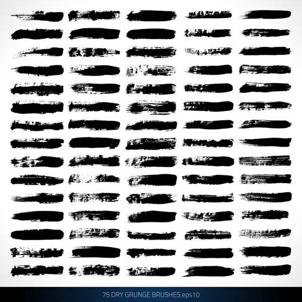 75 kuru grunge fırçalar