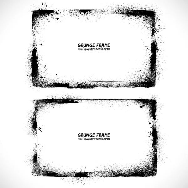 Grunge 纹理矢量帧 — 图库矢量图片