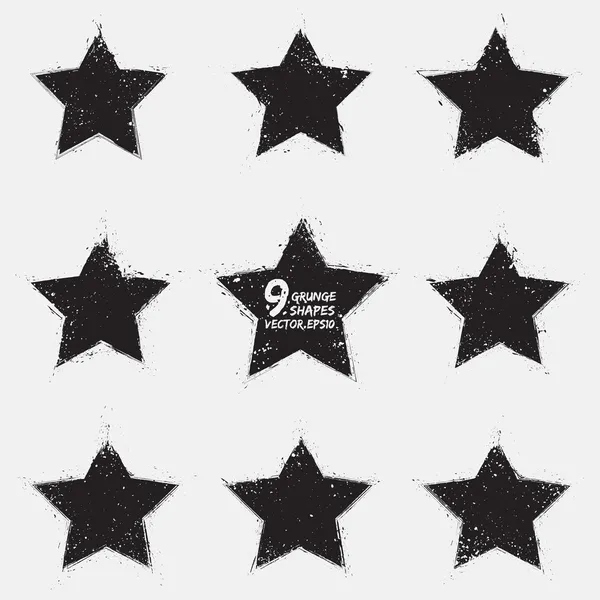 Grunge vektör yıldız