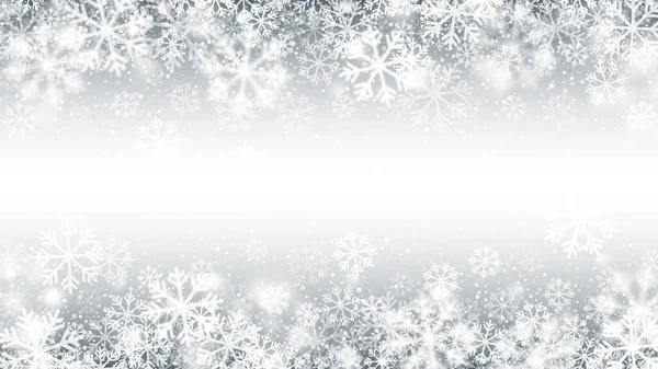 クリスマス雪のぼやけた動きの効果 — ストック写真