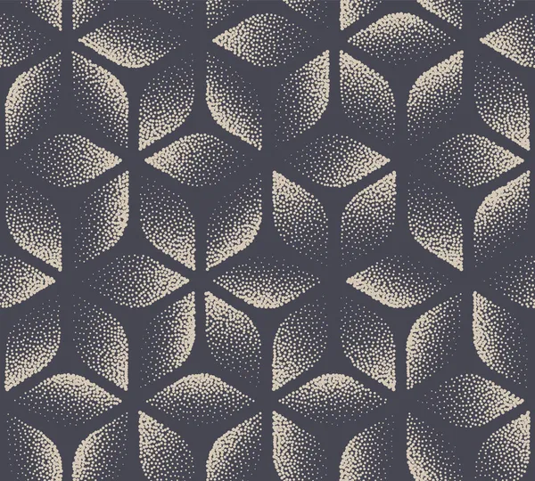 Modern kub Stippad Isometrisk sömlös mönster vektor Abstrakt bakgrund — Stock vektor