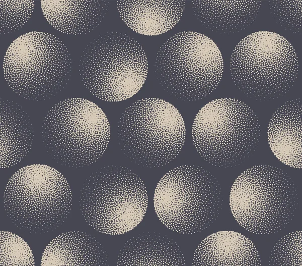 Esfera 3D con puntas Chic sin costuras Patrón Vector estético Fondo abstracto — Archivo Imágenes Vectoriales