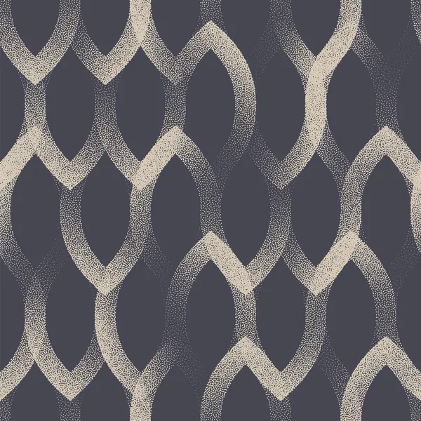 Élégant treillis sans couture motif vectoriel pointillé lignes de tissage fond abstrait — Image vectorielle