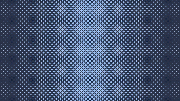 Stars Halftone Pattern Vector Star Shape Checker Texture Navy Blue Background — 스톡 벡터