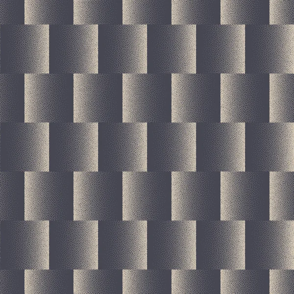 Различные выцветшие квадраты вектор бесшовный шаблон точка искусства абстрактный фон — стоковый вектор