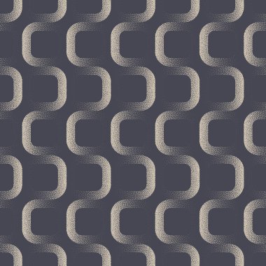 50 'li 60' lı 70 'li yılların Eski Modelleri Kusursuz Şekilsiz Soyut Vektör Yuvarlak Kareleri