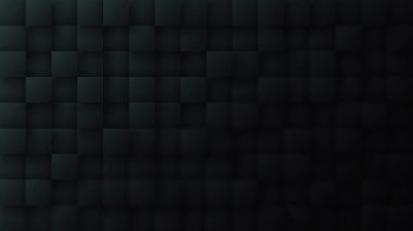 3B Render Ses Düzeni Koyu Yeşil Soyut Arkaplan