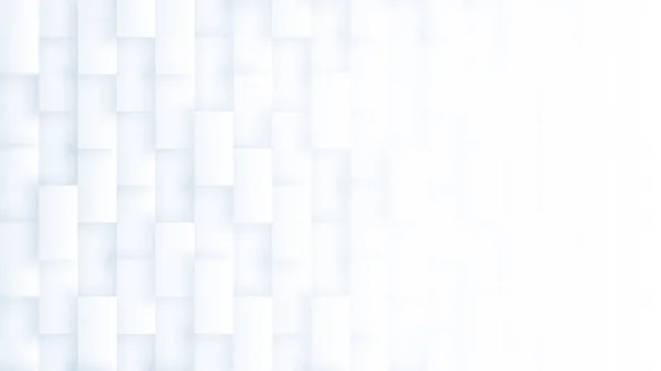 3D gerenderte rechteckige Blockstruktur Muster hellblauer abstrakter Hintergrund — Stockfoto
