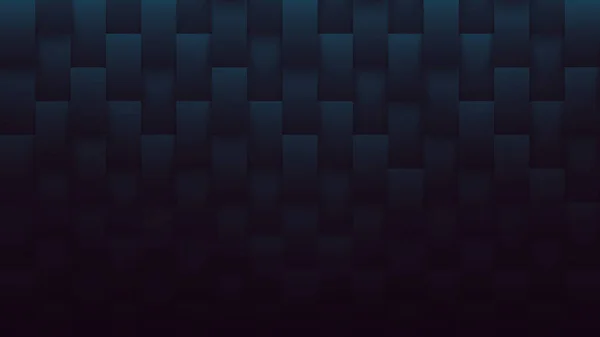 3D Render Volumetric Tile Pattern Navy Blue Abstract Technological Background — 스톡 사진