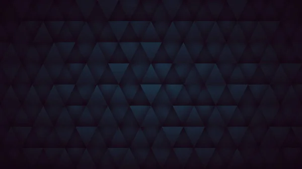 3D Render Triangular Structure Pattern Navy Blue Abstract Technology Background