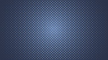 Star Halftone Pattern Vector Diverging Radially Texture Blue Abstract Background