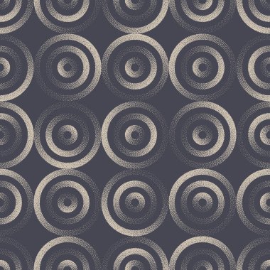 Farklı Doğrusal Çemberler Kusursuz Desensiz Desen Vektörü Soyut Arkaplan