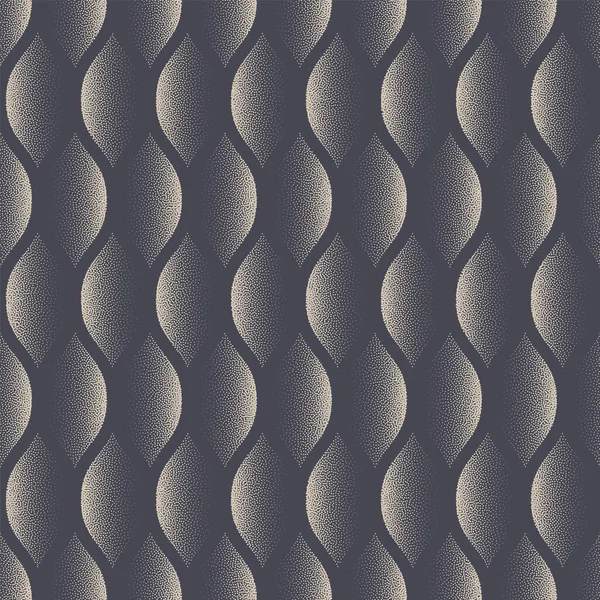 Rippled Seamless Pattern Vector Wavy Geometry Abstract Grey Background — Archivo Imágenes Vectoriales