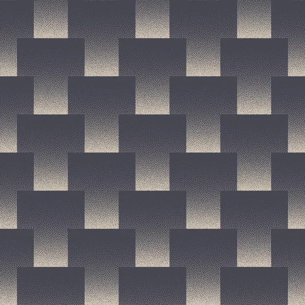 Konzeptionelle geometrische nahtlose Muster Dot Work Art Vektor Abstrakter Hintergrund — Stockvektor
