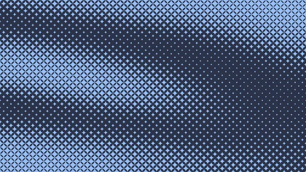 Estrellas Semitono Geométrico Patrón Vector Liso Borroso Textura Abstracto Azul — Archivo Imágenes Vectoriales