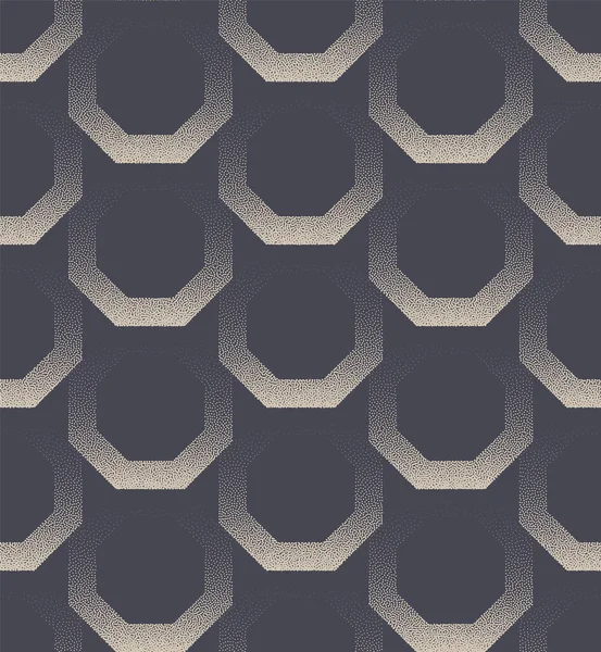 Octagon Geometric Linear Oriental Lattice Seamless Pattern Vector Résumé Contexte — Image vectorielle